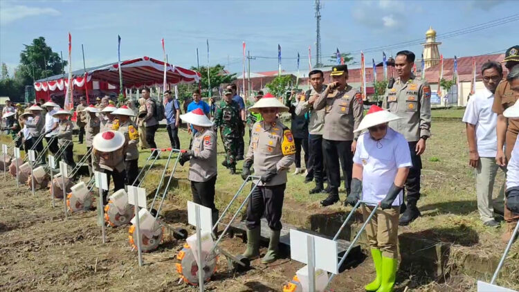 Kapolda Jatim Launching Benih Jagung Bhayangkara Hasil Inisiasi Polres Blitar