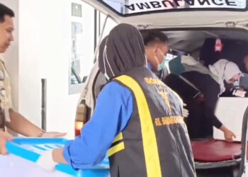 Potongan Tubuh Korban Mutilasi Dibawa ke Rumah Sakit Bhayangkara Kediri untuk Otopsi