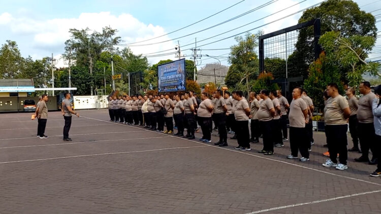 Program Diet Polisi Gendut Polres Trenggalek,Ada Yang Turun 26 Kilogram.