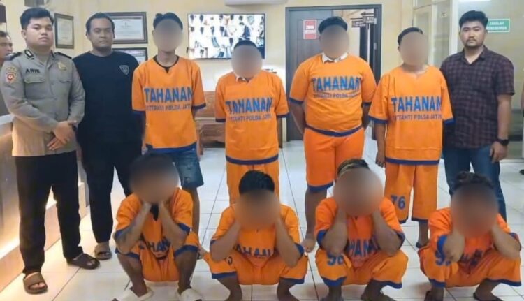 Polisi Tangkap 12 Tersangka Perusakan Polsek Watulimo Trenggalek 