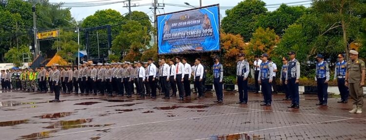 Polres Trenggalek Gelar Apel Keselamatan Semeru 2025 Inilah 10 Target Sasaran Operasi