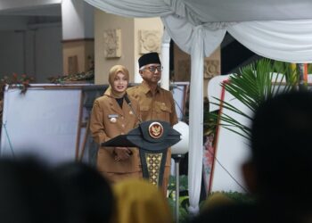 Ini Pesan Mbak Wali Untuk ASN Saat Pimpin Apel Perdana di Balai Kota Kediri