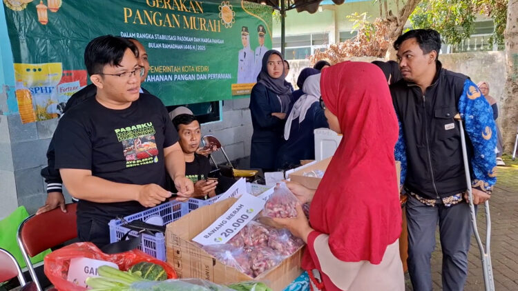 Pemerintah Kota Kediri Gelar Gerakan Pangan Murah untuk Stabilkan Harga Pangan di Bulan Ramadhan