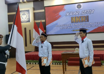 Dua Narapidana Terorisme di Lapas Tulungagung Ikrarkan Setia Kepada NKRI