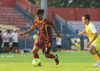 Bermain Dengan 10 Pemain, Inter Kediri Kembali Bermain Imbang