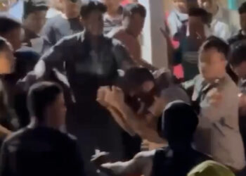 Maling Motor di Blitar Babak Belur Dihajar Warga Setelah Tertangkap Tangan