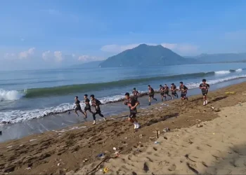 Inter Kediri Gelar TC Di Pantai Prigi Untuk Bangun Kekompakan Dan Kuatkan Fisik