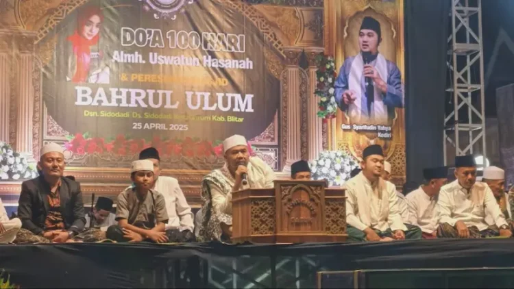 Peringatan 100 Hari Korban Mutilasi Asal Blitar, Ratusan Jemaah Padati Pengajian dan Sholawat Nariyah