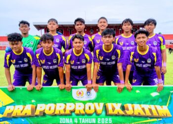 Menang 4-2 Lawan Kota Mojokerto, Tim Sepakbola Kota Kediri Mulai Tatap Porprov Malang Raya