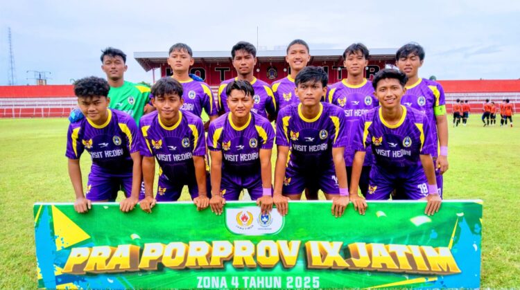 Menang 4-2 Lawan Kota Mojokerto, Tim Sepakbola Kota Kediri Mulai Tatap Porprov Malang Raya