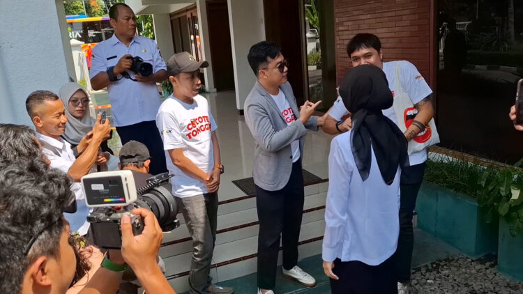Pemeran Film Cocote Tonggo Berkunjung ke Kota Kediri