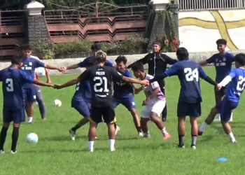 Tim Sepak Bola Porprov Kota Kediri Mantapkan Persiapan Jelang Laga Perdana Lawan Kabupaten Blitar