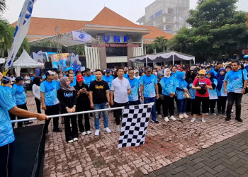 Jalan Sehat Tutup Meriah Dies Natalis ke-48 UNP Kediri