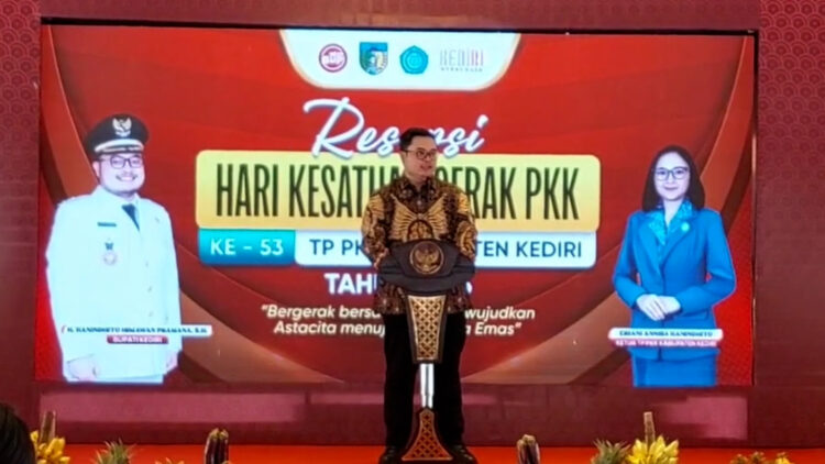 Kader PKK Kabupaten Kediri Resmi Dikukuhkan, Mas Dhito Tekankan Peran Strategis dalam Tekan Stunting dan Pernikahan Dini