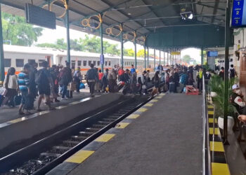 Libur Panjang Hari Waisak, Jumlah Penumpang di Stasiun Kediri Meningkat