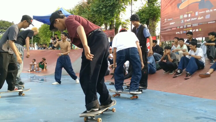 Go Skateboarding Day 2025 di Kediri Berlangsung Meriah