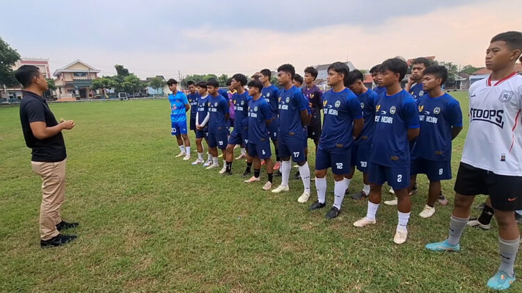 Tim Sepakbola Porprov Kota Kediri Bergabung di Grup B, Dapat Motivasi dari Ketua KONI