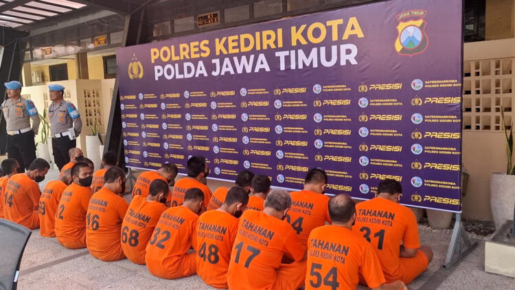 Satresnarkoba Polres Kediri Kota Ungkap 19 Kasus Narkoba 22 Tersangka Diamankan