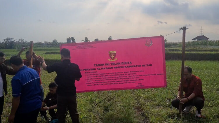 Kejari Kabupaten Blitar Sita Lima Aset Milik Pejabat Dinas PU Terkait Dugaan Korupsi Proyek Dam Kali Bentak