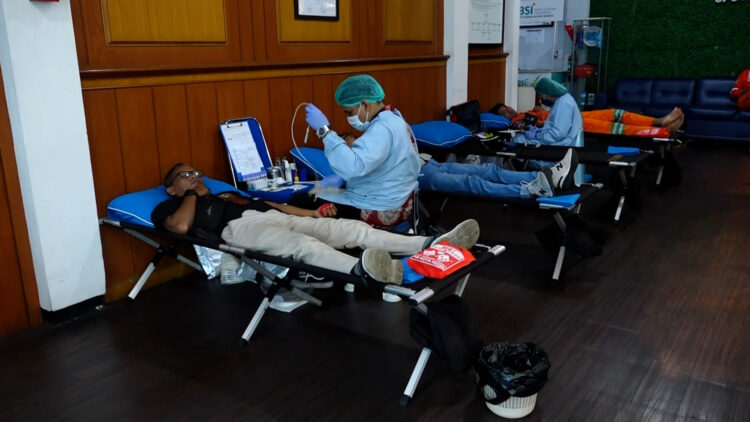 Peringati Hari Lahir Pancasila, PLN UP3 Kediri Gelar Aksi Donor Darah