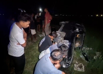 Kecelakaan Mobil dan Motor di Nganjuk, Diduga Akibat Penerangan Jalan yang Minim