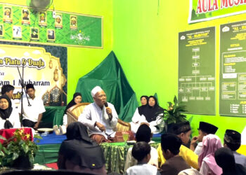 Peringati Tahun Baru Islam, Mushola Al-Hijriah Gelar Pengajian dan Santunan Anak Yatim