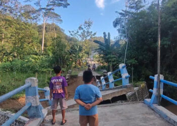 Lima Jembatan Penghubung Antar Desa Dan Antar Kecamatan Di Trenggalek Putus Total Akibat Banjir Bandang