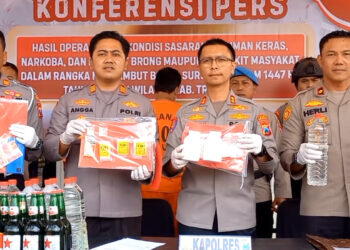 Sambut Bulan Suro, Polres Trenggalek Ungkap Peredaran Narkoba dan Miras Ilegal