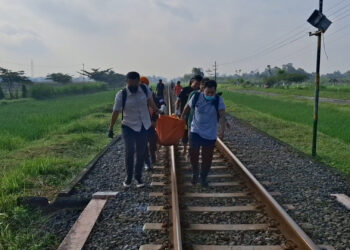 Nenek Tewas Tertabrak Kereta Api Malabar di Tulungagung
