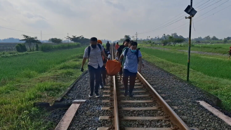 Nenek Tewas Tertabrak Kereta Api Malabar di Tulungagung