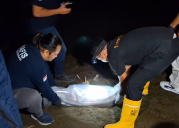 Jasad Bayi Laki-Laki Ditemukan Mengapung di Sungai Brantas Tulungagung