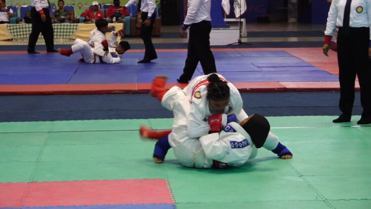 Ketua KONI Kabupaten Kediri Beri Dukungan Langsung kepada Atlet Jujitsu di Porprov Jatim IX 2025