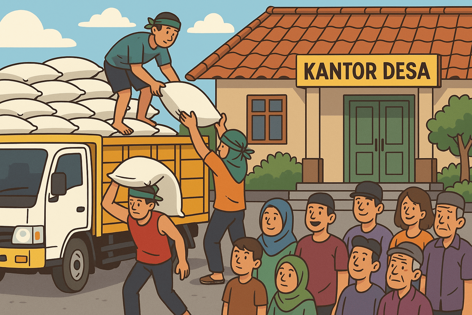 Penyaluran Beras BPNT di Kabupaten Kediri Dimulai Bertahap, Tiga Kecamatan Terima Dropping Awal