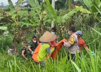 Warga Gandusari Dikejutkan Penemuan Mayat di Sungai Persawahan