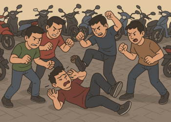 Lima Pelaku Penganiayaan Remaja di Mojo Berhasil Diamankan Polres Kediri Kota