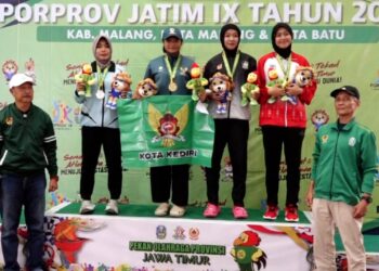 Dua Atlet Putri Sumbang Medali Perunggu, Kabupaten Kediri Ukir Prestasi di Porprov Jatim IX