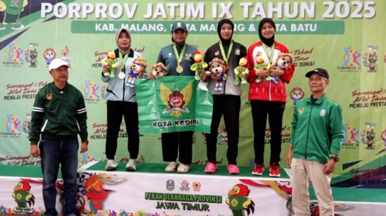 Dua Atlet Putri Sumbang Medali Perunggu, Kabupaten Kediri Ukir Prestasi di Porprov Jatim IX