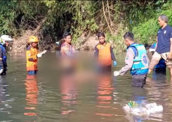 Penemuan Mayat di Sungai Gembolo Gegerkan Warga Mojokerto