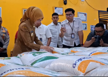 495 Warga Tamanan Terima Bantuan Beras dari Program Cadangan Pangan Pemerintah