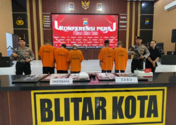 Bekuk Peredaran Narkoba di Blitar Polisi Amankan 5 Tersangka