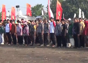 Petani Dan Seluruh Elemen Masyarakat Adakan Upacara Kemerdekaan RI