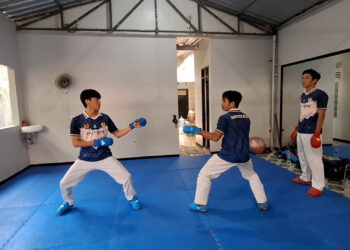 Atlet Karate Asal Kediri Terus Digembleng Untuk Persiapan Series A WKF Di Malaysia