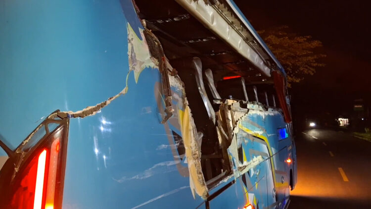 Kecelakaan Bus Pariwisata di JLS Tulungagung,1 Tewas 6 Luka-Luka