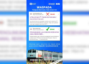 KAI Perpanjang Pendaftaran Rekrutmen Eksternal 2025 hingga 3 September 2025