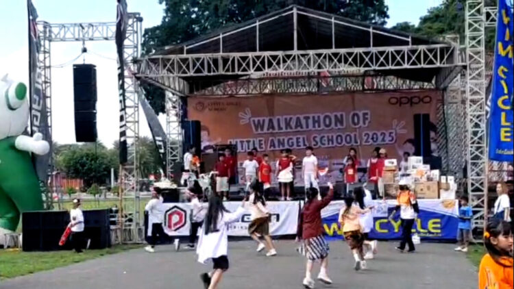 Meriahkan Haornas Ratusan Warga Ikuti Walkaton Angel School  2025