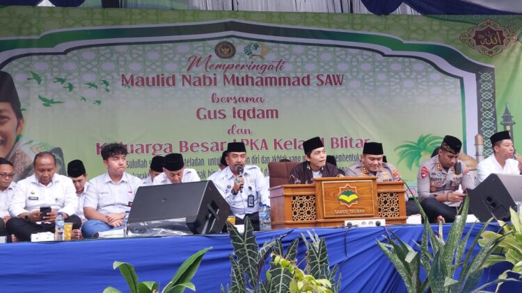 Maulid Nabi di LPKA Kelas I Blitar, Libatkan Orang Tua Utama dalam Pengajian Gus Iqdam