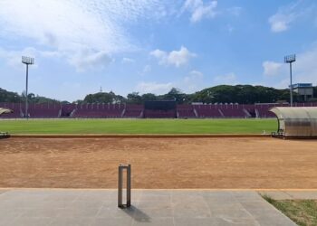 Lampu LED Stadion Brawijaya Kediri Segera Terpasang