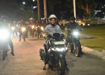 Mbak Wali Pimpin Patroli Bersama TNI-Polri, Tegaskan Komitmen Jaga Kedamaian Kota Kediri
