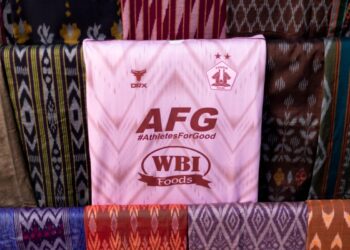 Persik Kediri Kenalkan Jersey Ketiga Bermotif Wastra Khas Kota Kediri
