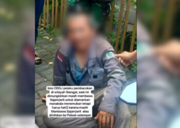 Pasien ODGJ Kabur Usai Bacok Anak Pemilik Rumah Penampungan di Srengat